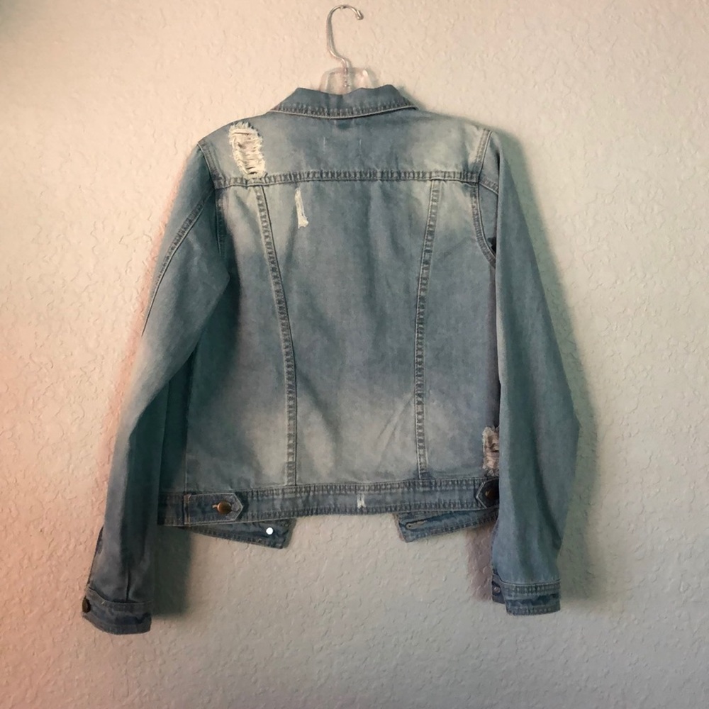 Distressed Jean Jacket - Picture 3 of 3